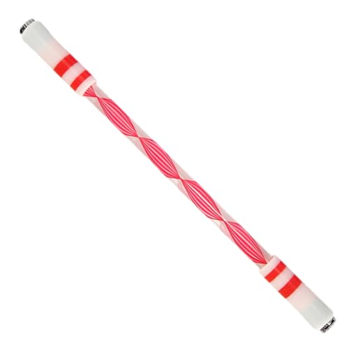 Spinner-Stift – Fingerspitzen-Gyro, bruchsicherer Rollstift | Acryl-Zappelstift-Spielzeug mit LED-Licht, Mehrzweck-Zappelstift für Erwachsene, Kinder, Studenten, Kinder, (weiß, blau, rot, grün) von Fmzrbnih