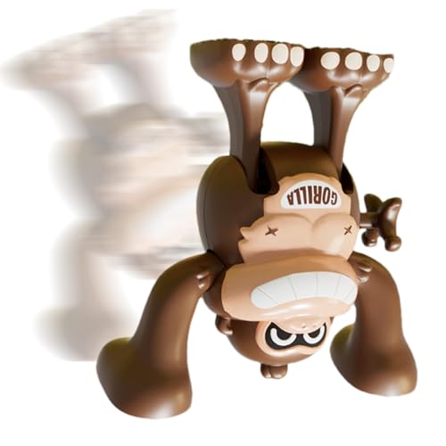 gorillaWind Up Toys - 3.9x1.5x3.9in Animal Figure, Cute Kids Playset, Long Lasting Funny Jumping Monkey | 360 Flipping Somersault Orangutan Toy for Toddler Girls Parties Favor Entertainment Giffts gorillaWind Up Toys - 3.9x1.5x3.9in Animal Figure, Cute Kids Playset, Long Lasting Funny Jumping Monkey | 360 Flipping Somersault Orangutan Toy for Toddler Girls Parties Favor Entertainment Giffts von Fmzrbnih