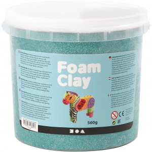 Foam Clay® , Dunkelgrün, 560 g/ 1 Eimer von Foam Clay