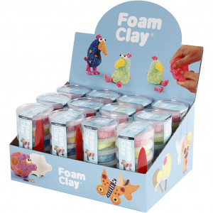 Foam Clay® , Glitter-Farben, Metallic-Farben, 12Set/ 1 Pck von Foam Clay