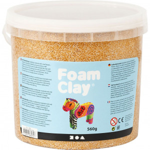Foam Clay® , Gold, Metallic, 560 g/ 1 Eimer von Foam Clay