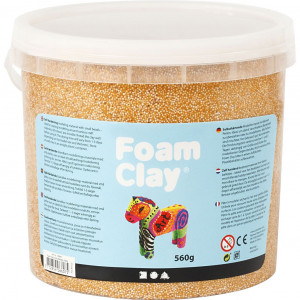 Foam Clay® , Metallic, Gold, 560g/ 1 Eimer von Foam Clay