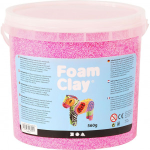 Foam Clay® , Neonpink, 560 g/ 1 Eimer von Foam Clay