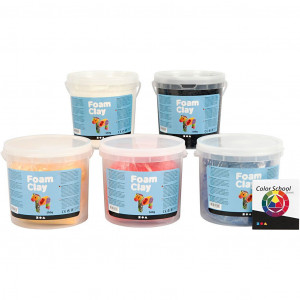 Foam Clay® , Primärfarben, 560 g/ 5 Pck von Foam Clay