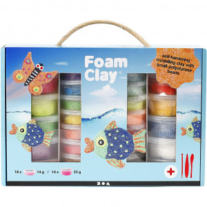 Foam Clay® Geschenkbox, Farbenmix, 1 Set von Foam Clay