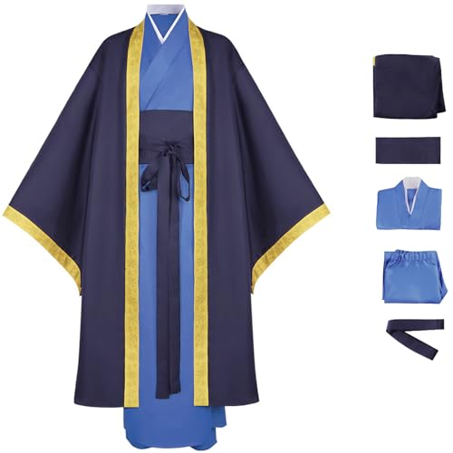 Foanja Jinshi Cosplay Kostüm Herren Anime Apothecary Diaries Jinshi Komplett Uniform Set für Dress up Halloween Karneval Geburtstag Party Verkleidung Fancy Costume von Foanja