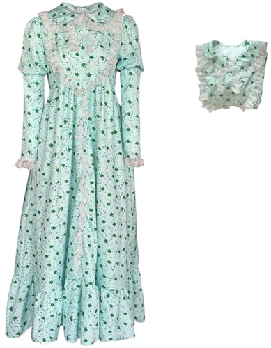 Foanja Regan Kostüm Damen Verkleidung Regan The Exorcist Outfits Blumen Pyjama Nachthemd für Dress up Halloween Karneval Geburtstag Party Maskerade Fancy Costume von Foanja