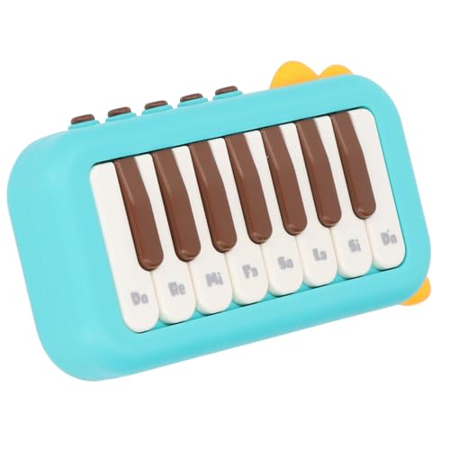 Baby-Klavierspielzeug, 15 Tasten Kleinkind-Klavierspielzeug-Tastatur, Tragbares Klaviertastatur-Spielzeug für Mädchenspielzeug, Mini-Musik-Lerninstrument-Spielzeug (Blue) von Focket