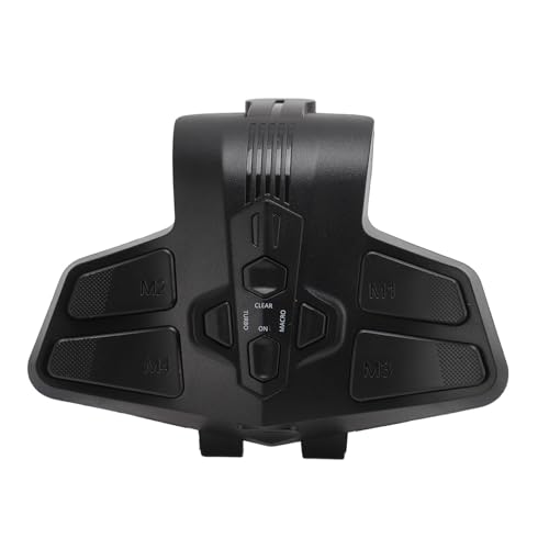 Focket Hintere Paddles für Controller, Makroprogrammierbare Rückseitentastenbefestigung für Gamecontroller, Hintere Clip Erweiterungstasten, Benutzerdefinierte Inline Mapping (Black) von Focket