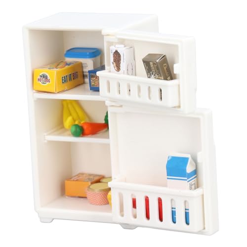 Fockety 1:18 MINI PUPPENHAUS KÜHLCHRANK, Miniatur PUPPENHAUS KÜHLCCHRANK, MINI KÜHLCHRANK Spielzeug MIT 15 LENBENSMITELN, SCHLIESSER SCHLECHT Fockety 1:18 MINI PUPPENHAUS KÜHLCHRANK, Miniatur PUPPENHAUS KÜHLCCHRANK, MINI KÜHLCHRANK Spielzeug MIT 15 LENBENSMITELN, SCHLIESSER SCHLECHT von Fockety