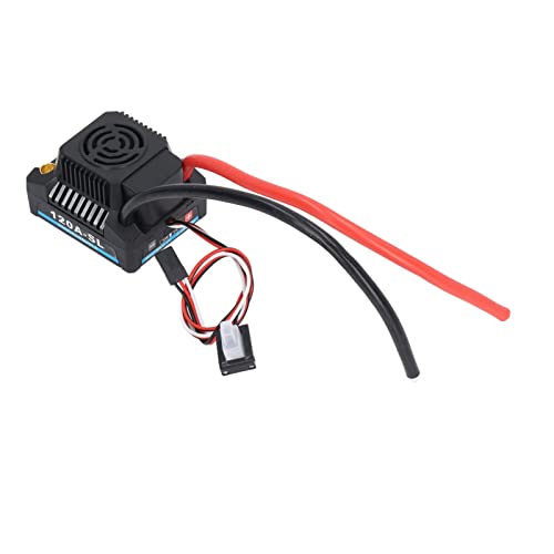Fockety 120 A Bürstenloser Regler, 5,8 V-6,1 V 3 A Becerdichter Bürstenloser Motor, Professioneller Programmierbarer Elektrier GeschwindigitersRegler für 1/8 RC-Auto, RC FPV Fockety 120 A Bürstenloser Regler, 5,8 V-6,1 V 3 A Becerdichter Bürstenloser Motor, Professioneller Programmierbarer Elektrier GeschwindigitersRegler für 1/8 RC-Auto, RC FPV von Fockety