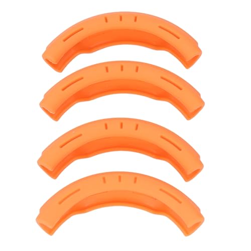 Fockety 4-teiliger Propeller-Stoßstangenschutz, Stoßfester TPE-Drohnenprop-Schutzring Gegen Kollisionen für AVATA 2. Hochfester, Leichter Propellerschutz mit Geteiltem Design (ORANGE) von Fockety