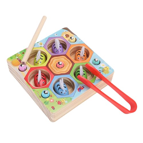 Fockety Bienen Bienenstock Zuordnungsspiel, Spielzeug zur Förderung der Feinmotorik für Kleinkinder, Montessori Sortierpuzzle, Frühförderung, pädagogisches für Babys, Sensorik Fockety Bienen Bienenstock Zuordnungsspiel, Spielzeug zur Förderung der Feinmotorik für Kleinkinder, Montessori Sortierpuzzle, Frühförderung, pädagogisches für Babys, Sensorik von Fockety