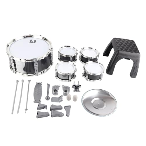 Kinder Schlagzeug Set für Anfänger, Kinder Jazz Schlagzeug mit Trommelstöcken, Kinder Band Rock Trommel für 3–5 Jahre Altes Geburtstagsgeschenk,, (M) von Fockety