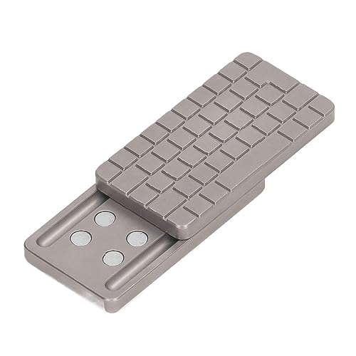 Magnetische Fidget Slider, 2,2x1,2 Zoll Computer-Tastatur Druck Metall Push-Karte Stress Relief Spielzeug, tragbare Erwachsene Fidget Spielzeug Büro Schreibtisch Spielzeug von Fockety