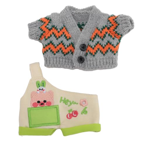 Fockety Plüschpuppenkleidung, 20 cm Anime Figuren Outfits für Puppen, Plüschtiere, Weiche Stofftiere, Baumwollpuppen Geschenkpuppen für Mädchen, Puppenzubehör, Plüschpuppenkleidung, Fockety Plüschpuppenkleidung, 20 cm Anime Figuren Outfits für Puppen, Plüschtiere, Weiche Stofftiere, Baumwollpuppen Geschenkpuppen für Mädchen, Puppenzubehör, Plüschpuppenkleidung, von Fockety