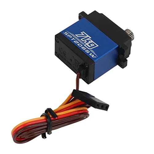 Fockety Servo, 7 Kg Hohes Drehmoment Digital Servo DC 4,8–8,4 V, Wasserdichtes Edelstahl-Metallgetrebe-servo, Aluminiumgebüt, 90–120 ° Steuerwinkel, RC-Servo für Trx4m 1/18 Fockety Servo, 7 Kg Hohes Drehmoment Digital Servo DC 4,8–8,4 V, Wasserdichtes Edelstahl-Metallgetrebe-servo, Aluminiumgebüt, 90–120 ° Steuerwinkel, RC-Servo für Trx4m 1/18 von Fockety