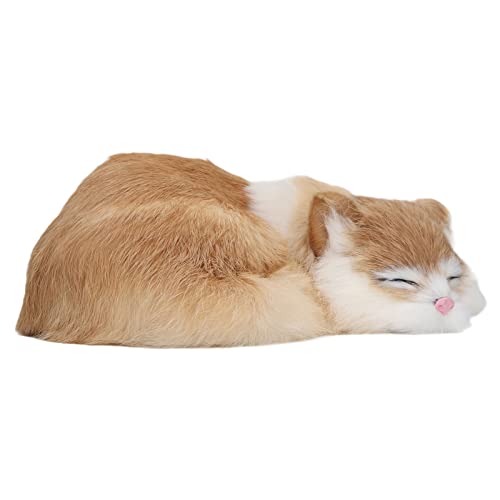 Fockety Simulation Einer Pelzios Schlafenden Katze, Niedliche Figur, Simulation Einer Schlafenden Kätzens, Schlafende Plüschkatze, Stofftierdekoration, Tolle Geschenke für Fockety Simulation Einer Pelzios Schlafenden Katze, Niedliche Figur, Simulation Einer Schlafenden Kätzens, Schlafende Plüschkatze, Stofftierdekoration, Tolle Geschenke für von Fockety