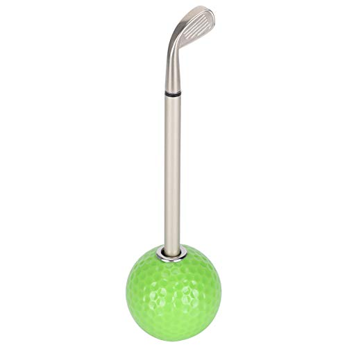 Fockety Stift-Set, Multifunktionales Mini-Golfschläger-Kugelschreiber-Set, Lustige -Partydekorationen, Sport-Partyzubehör, Stifthalterständer, Golfball-Design (Green) von Fockety