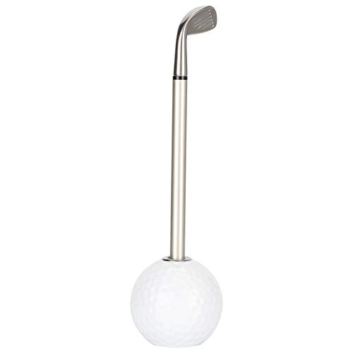 Fockety Stift-Set, Multifunktionales Mini-Golfschläger-Kugelschreiber-Set, Lustige -Partydekorationen, Sport-Partyzubehör, Stifthalterständer, Golfball-Design (White) von Fockety