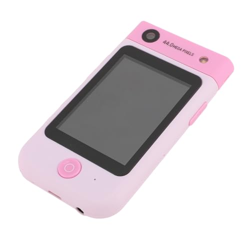 Kinder-Smartphone, 2,8 Zoll IPS-Touchscreen 48MP 1080P HD-Digitalkamera Kinder-Smartphone-Spielzeug 180 Grad drehbares Objektiv 9 Filter Kinder-Handy mit Puzzle-Spielen (Rosa von Fockety