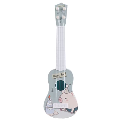 Kindergitarren-Musikspielzeug, 14 Zoll 4-saitige Mini-Kinderspielzeuggitarre, Frühpädagogische Kleinkind-Ukulele-Gitarre, Musikinstrumentenspielzeug für , Mädchen (Stil 4) von Fockety