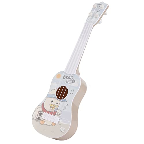 Kindergitarren-Musikspielzeug, 14 Zoll 4-saitige Mini-Kinderspielzeuggitarre, Frühpädagogische Kleinkind-Ukulele-Gitarre, Musikinstrumentenspielzeug für , Mädchen (Typ 1) von Fockety