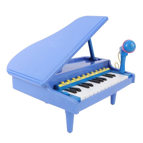 Mini-Keyboard-Klavier, 23 Tasten ABS, Multifunktionales Kleinkind-Klaviermusikspielzeug mit 15 Vorinstallierten Liedern, Aufnahmefunktion und Ständer für ab 3 Jahren, für den von Fockety