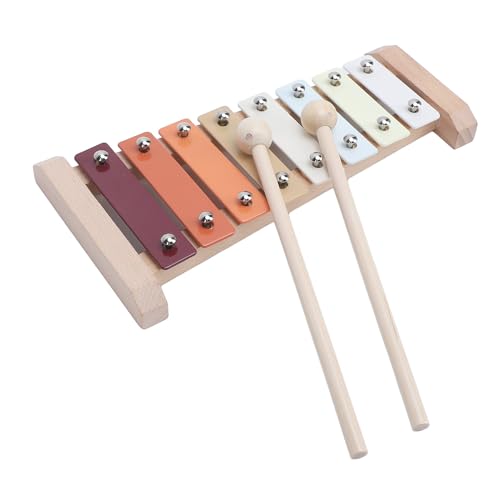 Musikinstrumenten-Sets für Kinder, Hölzernes Handklopf-Klavier-Schlaginstrumenten-Spielzeug, Multifunktionales Lernspielzeug, Farbiges Schlaginstrumenten-Set für Zuhause, Büro, von Fockety