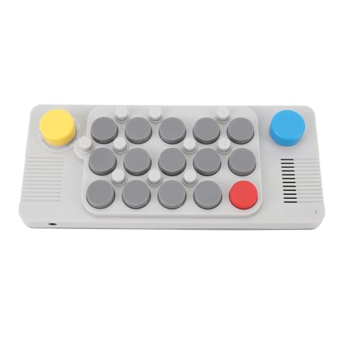 Musikspielzeug Tastatur, Klavierlieder Spielen, Geräusche, Lichter, Tragbare Tastatur, Klavierspielzeug, 3,5 mm Kopfhöreranschluss, Musikinstrument für Kleinkinder, Frühes Lernen von Fockety