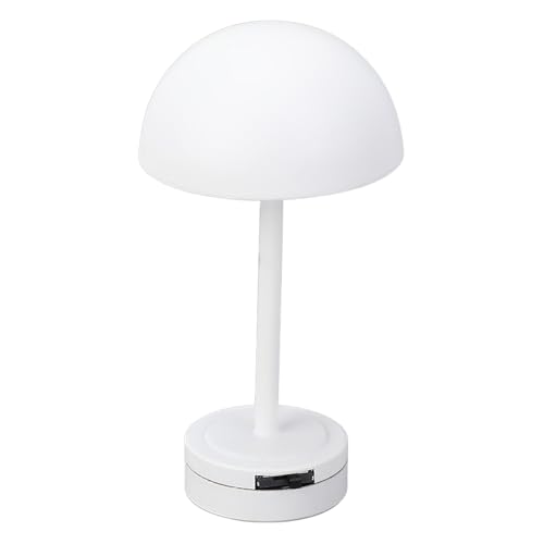 Puppenhauslampe, 1:12 Metall Tischlampe, Weiße Halbrunde Puppenhaus Miniaturlampen, Batteriebetriebene LED Miniaturbeleuchtung für Puppenhaus Dekoration, Puppenhaus Möbelzubehör von Fockety