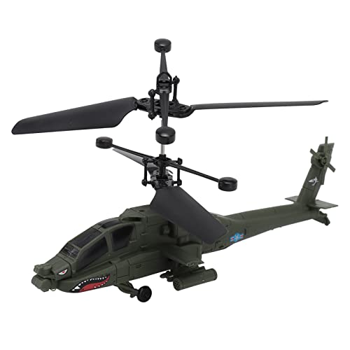 RC Hubschrauber, USB Auto Induktions Flugspielzeug, Stabil Fliegendes RC Flugzeug mit Automatischer Abschaltung für Kinder, USB wiederaufladbares Militärhubschrauber Spielzeug von Fockety