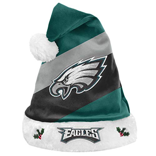 Foco NFL Philadelphia Eagles Basic Santa Claus Hat Weihnachtsmann Mütze von FOCO