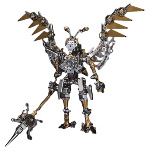 Foeirp 3D Metall Puzzle, 3D Chinesische Alte Figur Modellbau Kit, Verformbare 3D Puzzles für Erwachsene Metall Modellbau Bausatz Hobby Kit für Erwachsene von Foeirp