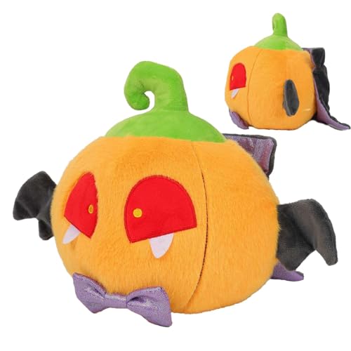 Foeirp Halloween-Plüsch, Bezaubernde weiche Plüschpuppen, Plüsch-Kürbispuppen, Plüschspielzeug 20 cm für Stofftiere mit Geister- und Grabstein-Akzenten für Weihnachtsdekoration und Geburtstag von Foeirp