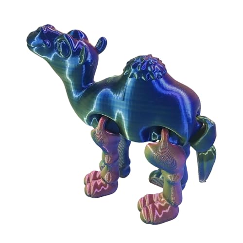 Foeirp Tierspielzeugfiguren,Dekorative Tierfiguren | 3D-gedruckte Wüstentiere-Actionfigur | Aktive gemeinsame Tierspielzeugskulptur für, Mädchen, Erwachsene von Foeirp