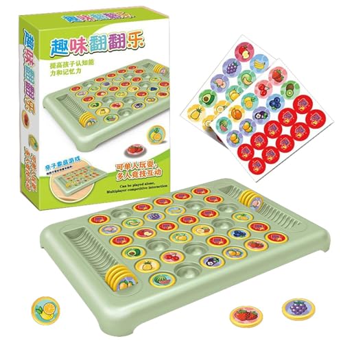 Pädagogische Tier-Matching-Karten, Tier-Brettspiel, Matching-Karten-Brettspiele, interaktives Vorschul-Lernspielzeug 22,6 x 16,5 x 3,5 cm für Kinder, Konzentration und frühe Bildung zu Hause oder in d von Foeirp