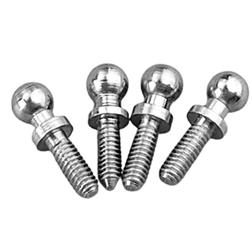 Foemey 4-teiliges Set mit Kugelkopfschrauben aus Metall K989-10 für K969 K979 K989 K999 P929 P939 284131 1/28 Stück Autoersatzteile mit Fernbedienung von Foemey