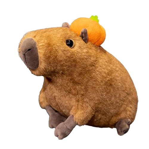 Fogukier Capybara-Plüschtier, Gefülltes Capybara - 11,81 Zoll großes, ultraweiches Stofftier Capybara,Kuscheltiere für Kinder, realistische Plüsch-Wurfkissen, geruchlose Heimdekoration für alle von Fogukier