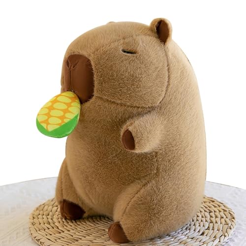 Fogukier Capybara Plush Large, Capybara Toys | Niedliche weiche realistische Capybara -Kissen - Stofftiere für Mutter, Tochter, Freundin, Schlafzimmer, Wohnzimmer, Zuhause von Fogukier