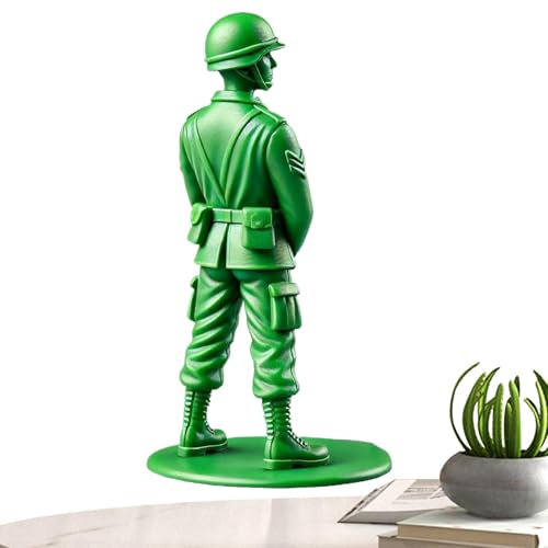 Fogukier Green Soldier Toy, Spielzeugsoldaten - Klassische interaktive Soldaten Männer - Cartoon -Figurenmodell, Charaktermodellschmuck für Erwachsene, Wohnkultur, Fans von Fogukier