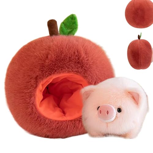 Fogukier Rosa gefüllter Tier, süße rosa Plüschpuppe | Pink Animal Pillow Plüschspielzeug Puppen - Obstform Weiches Kissenraum -Raumdekor, Home Dekoration, gefüllte Spielzeug Plüsch für Weihnacht von Fogukier