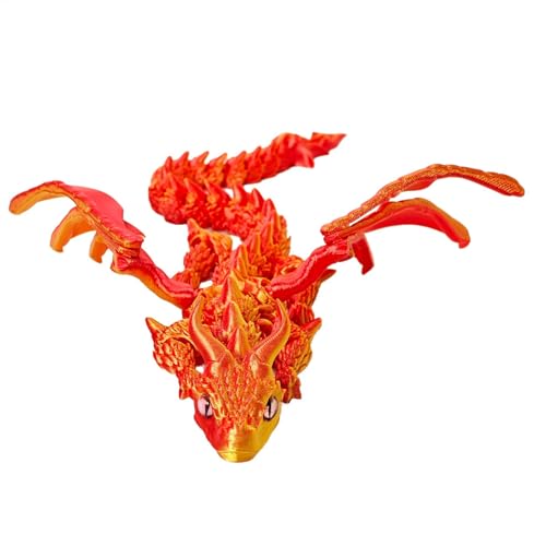 Gelenkige -gedruckte Drachen, -gedruckter Drache, bewegliche Dekoration, Drachenmodell, Figuren, Drachenspielzeug für Zuhause, Innendekoration, Schlafzimmer, Wohnzimmer von Fogukier