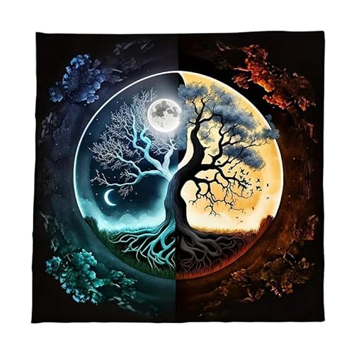 Fogun Bäume Tarotkarten Tischdecke Altäre Tuch Weissagungen Tischdecke Orakel Weissagungen Brettspielteil von Fogun