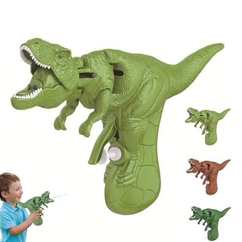 Dinosaurier-Wasserpistolen-Spielzeug für Kinder, Wasserblaster-Wasserpistolen für Kinder im Alter von 3–5 Jahren, Dino-Wasserspritzpistolen, können Ihren Mund öffnen und schließen (1 Grün) von Fokayo