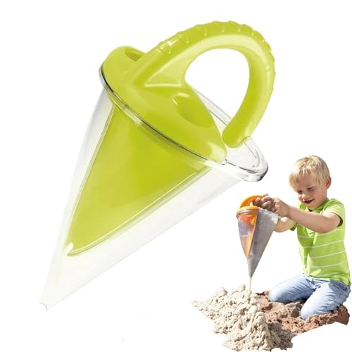 Fokayo Sand-Spritztrichter – Strandspielzeug für ältere Kinder, Ultimatives Sand- und Wassermischspielzeug für spektakuläre Kreationen, Sand- und Wasser-Spritztrichter, Sandburg-Bausatz (1pc) von Fokayo