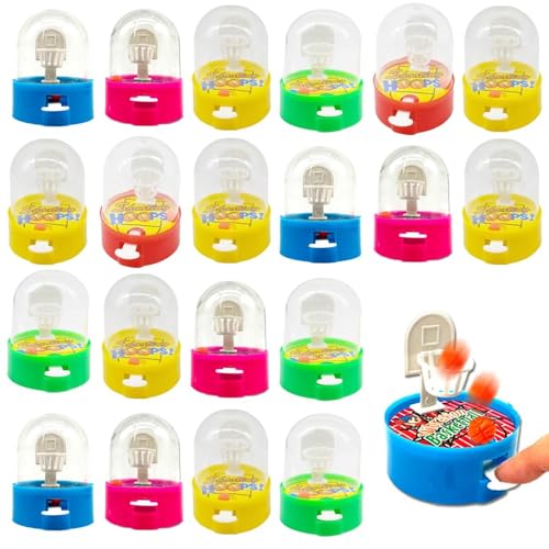 Fokroin 20 Pieces Flipper Basketball, Mini Basketball Mini Finger Shooting Toy, for Boys and Girls, Children's Party, Birthday Party Bags, Party Bags von Fokroin