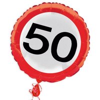 Ballon "Verkehrsschild" zum 50. Geburtstag von Folat