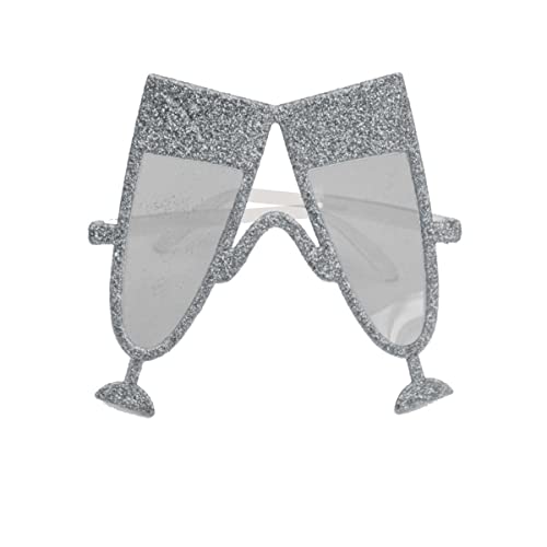 Brille Champagneglas Silber/ Stck. von Folat