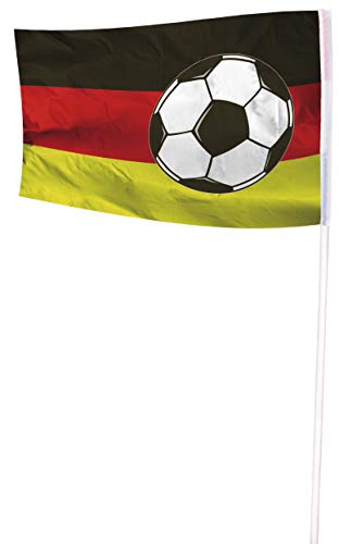 Flagge Deutschland Schwarz-Rot-Gold Fußball - 100x150 cm von Folat